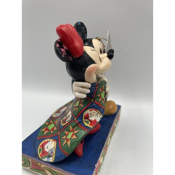 Jim Shore Minnie & Mickey Mouse Warm Wishes 4057937 Disney Traditions Enesco - Picture 7 of 10